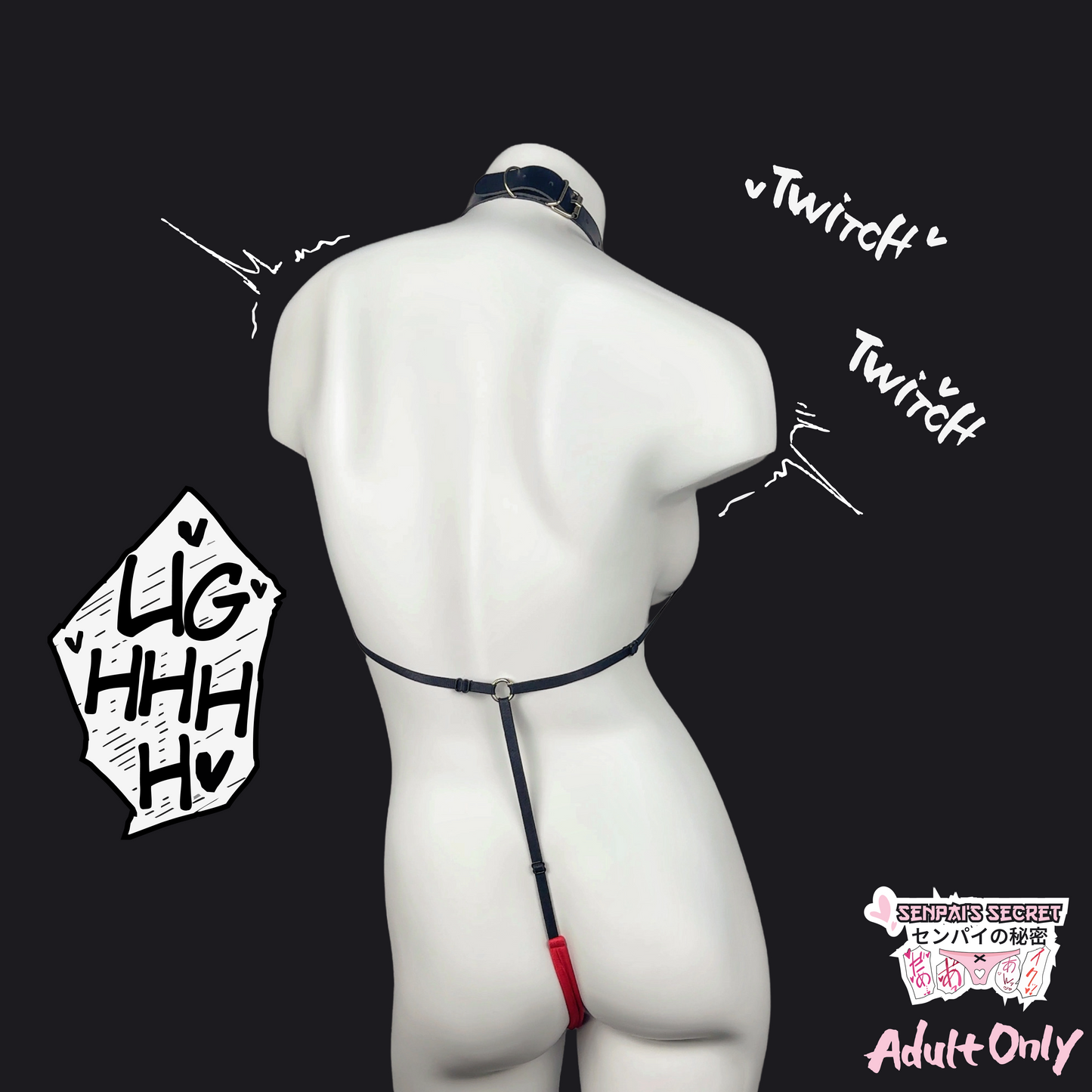 Crimson Command Lingerie Set