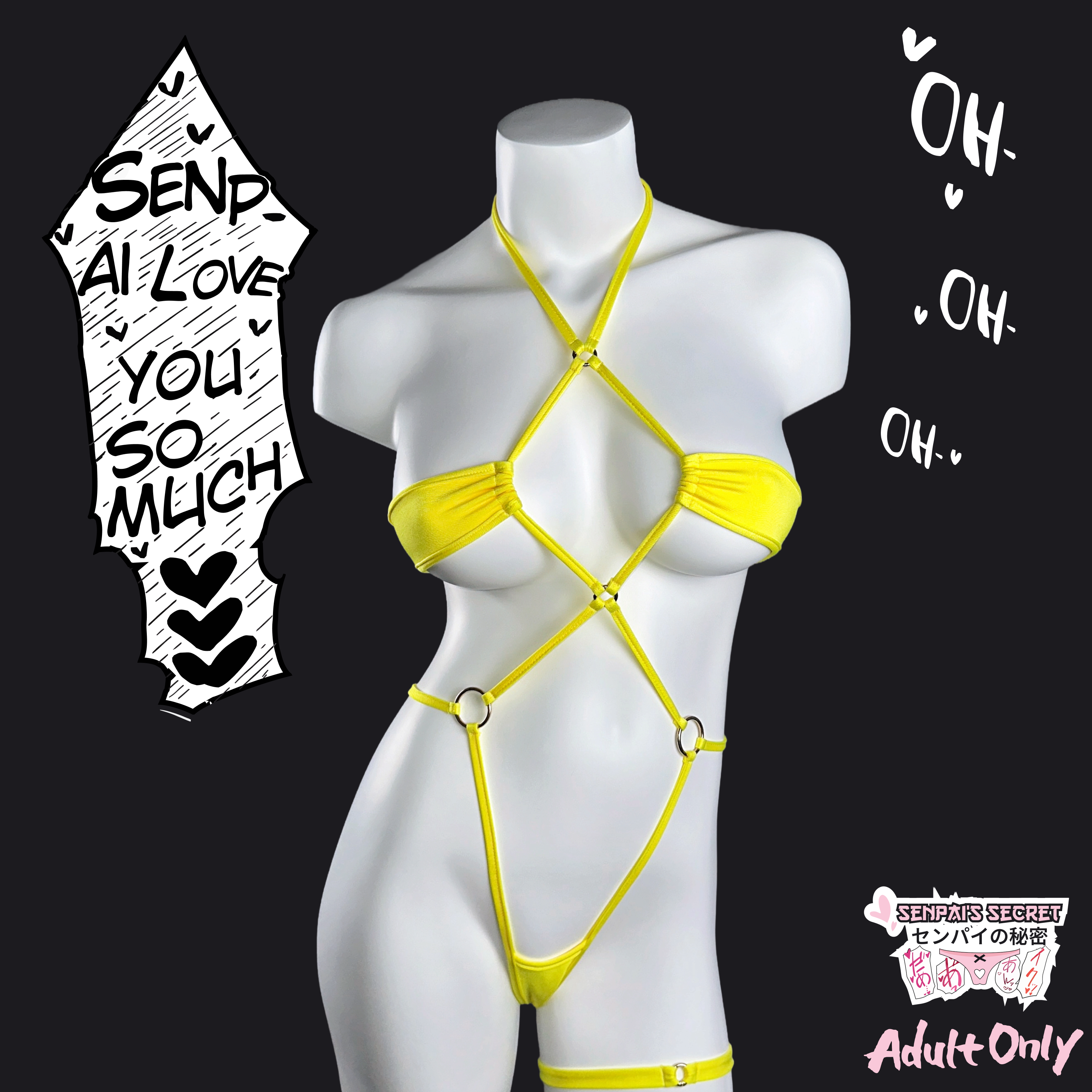 Senpai's Golden Restraint Set